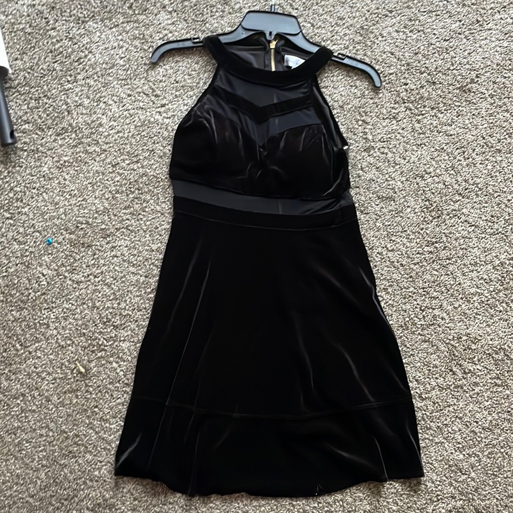 Black Velvet Formal Dress